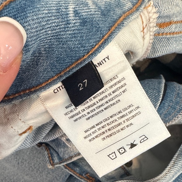 Citizens of Humanity Paloma Baggy Jeans size 27 - Picture 6 of 7